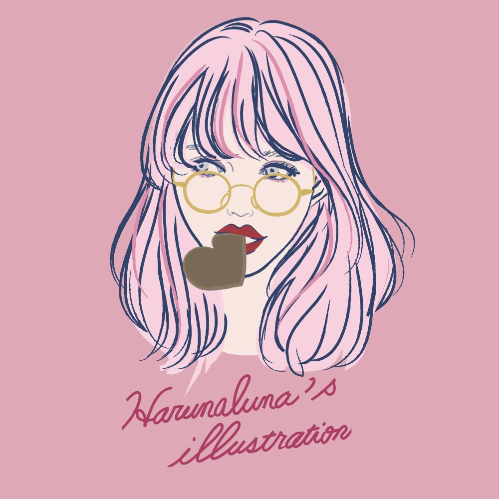 harunalunaオリジナルイラスト