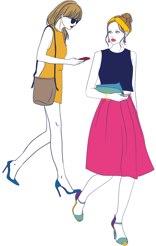 harunaluna illustration ガールズ２人